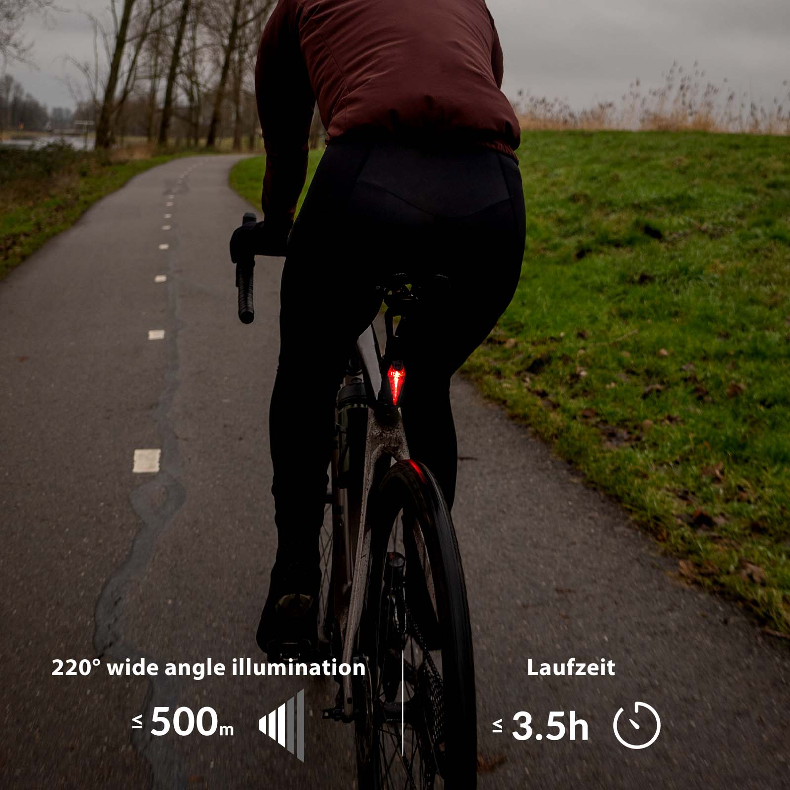 ROCKBROS LED hinten Fahrradlicht Aufladbarer IPX5 Wasserdicht - Image 8