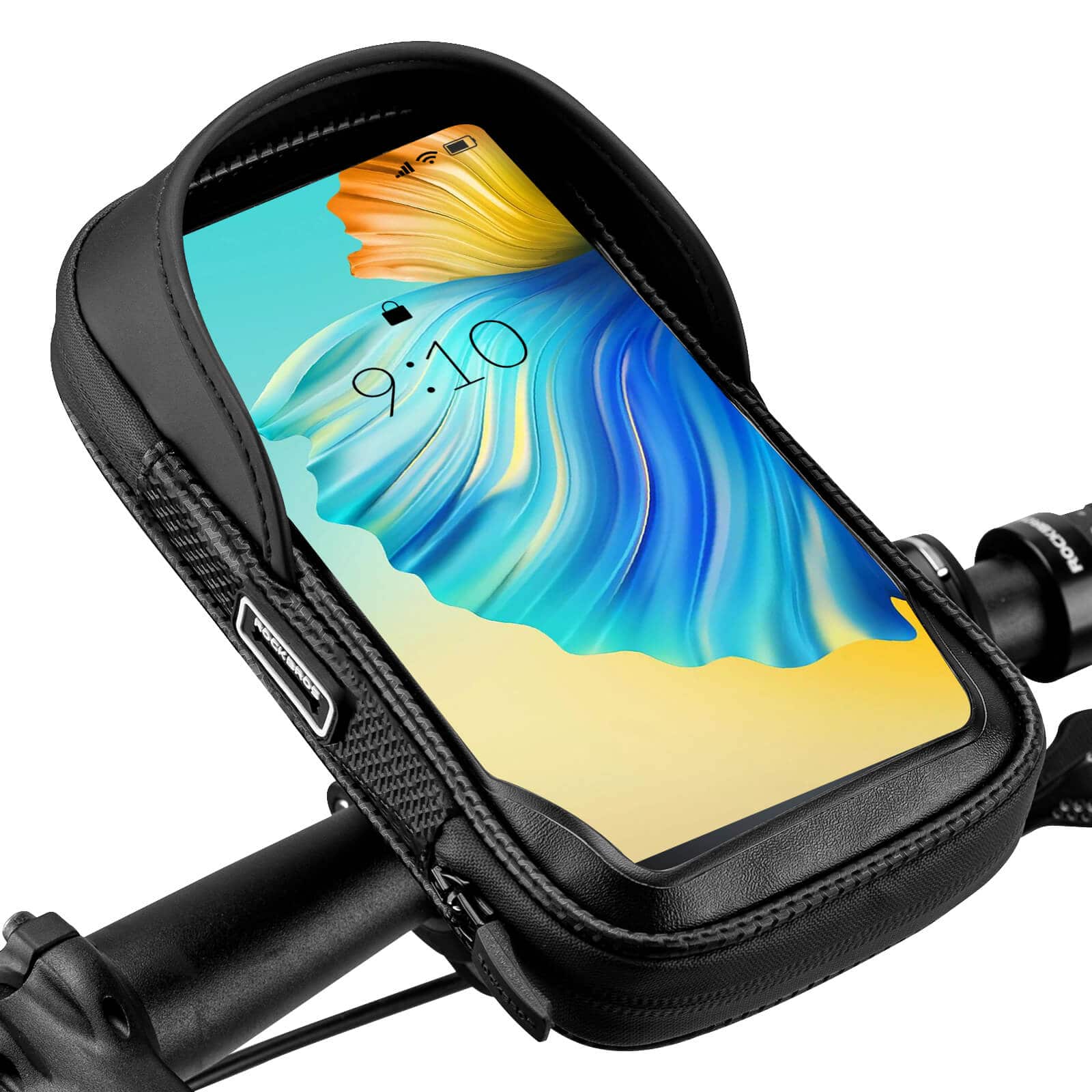 ROCKBROS Lenkertasche 360° Drehung Handyhalterung für Motorrad & Fahrrad - Image 8