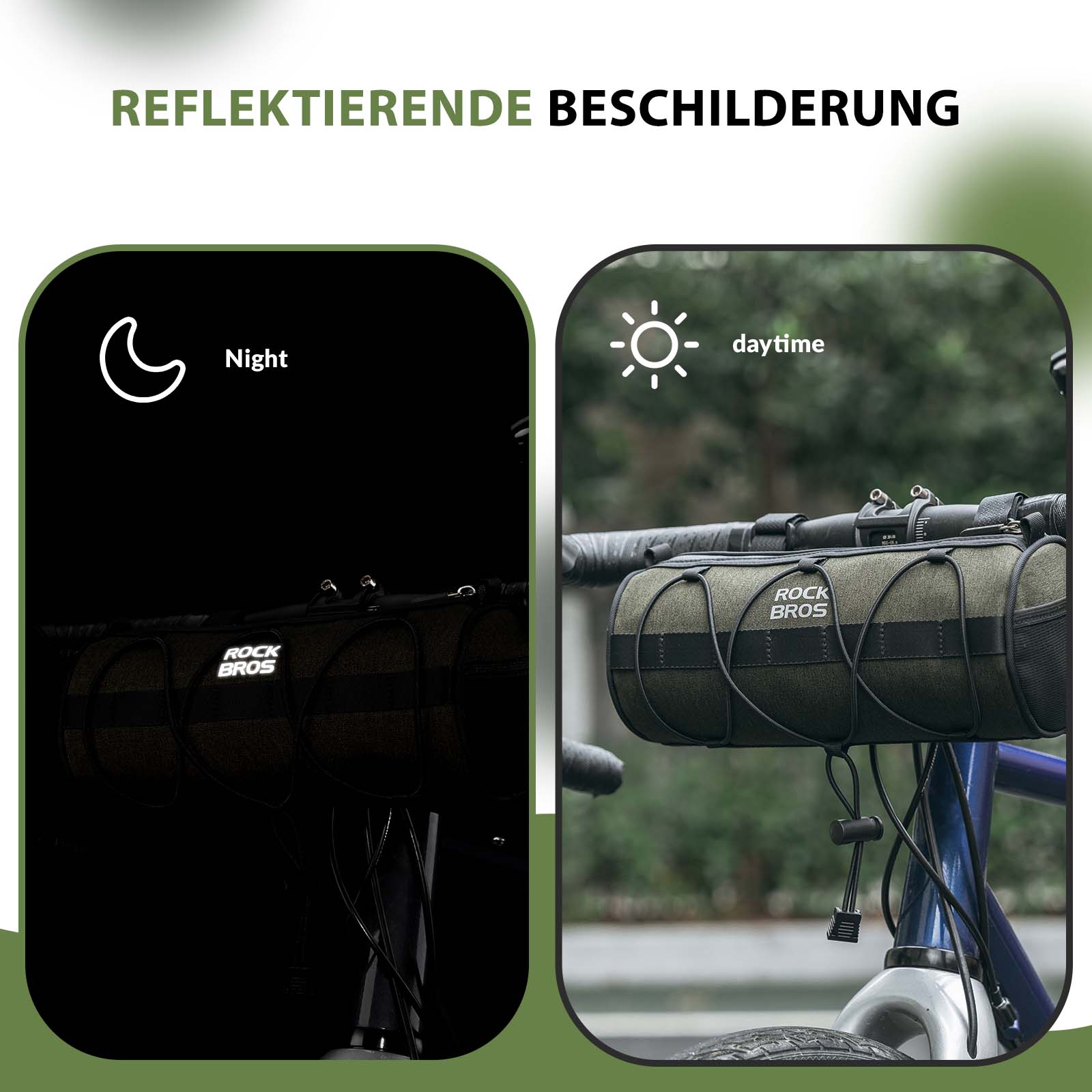 ROCKBROS Lenkertasche Multifunktionale Umhängetasche mit Schultergurt - Image 5