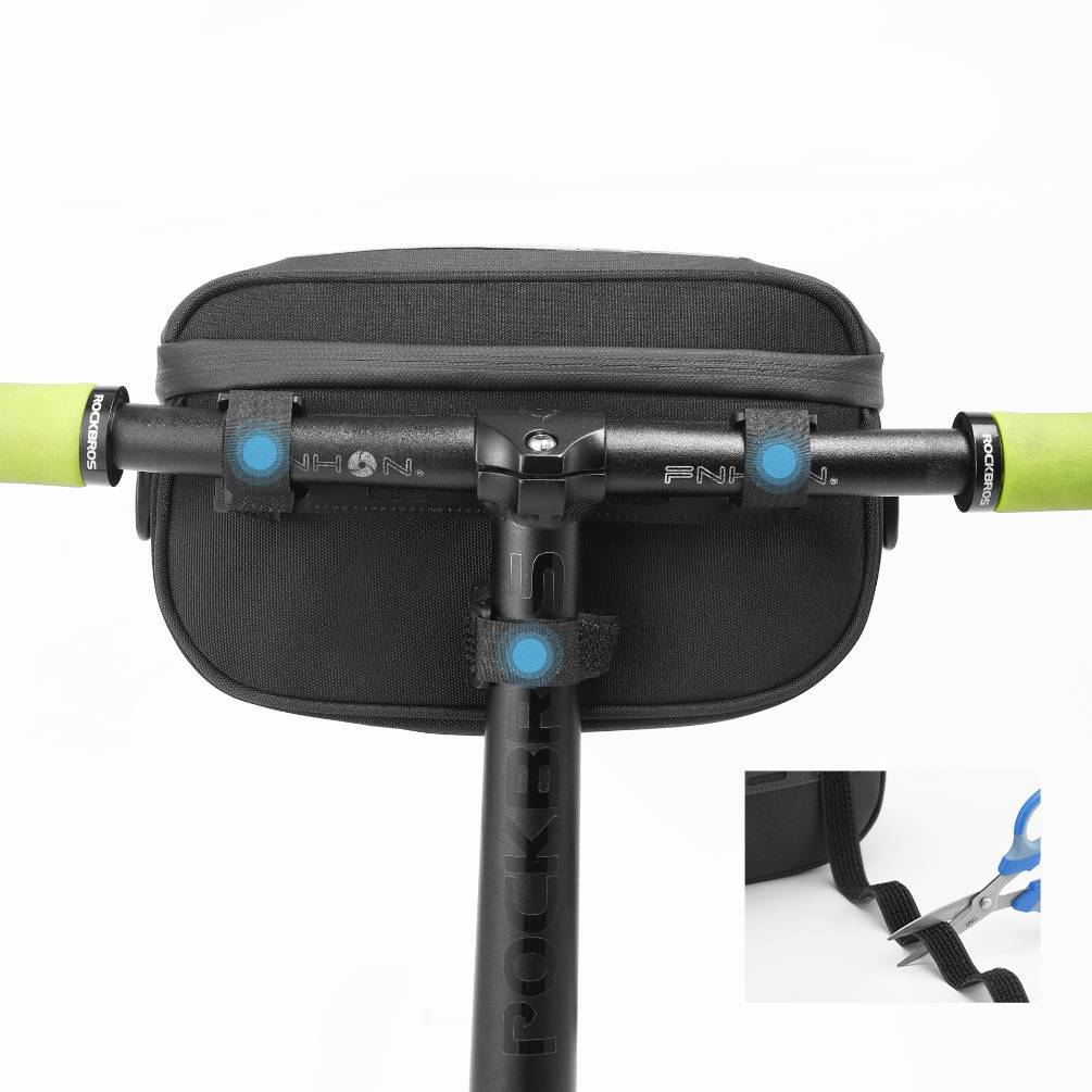 ROCKBROS multifunktional Fahrrad Lenkertasche mit PVC-Touchscreen und Schultergurt - Image 5