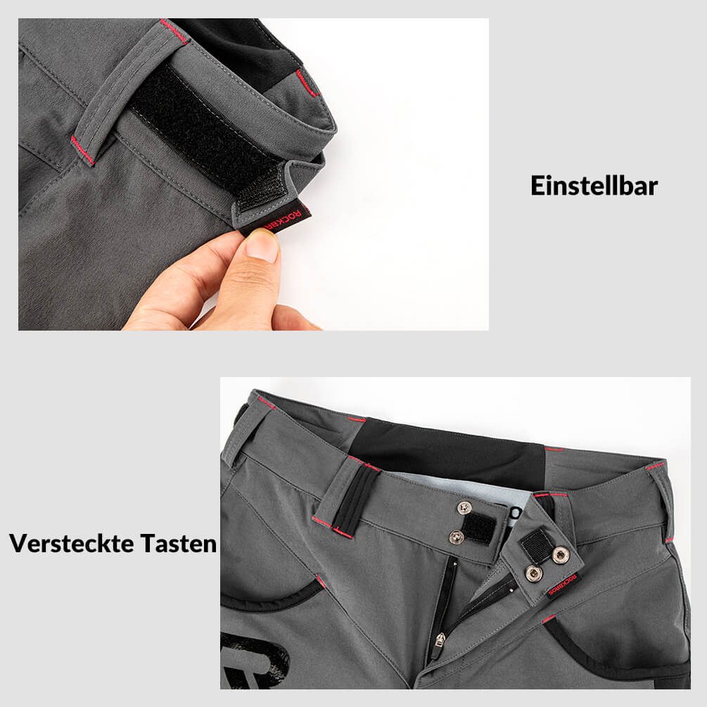 Kurze Atmungsaktive Radhose für Herren (Anti-Stoß) - Image 3