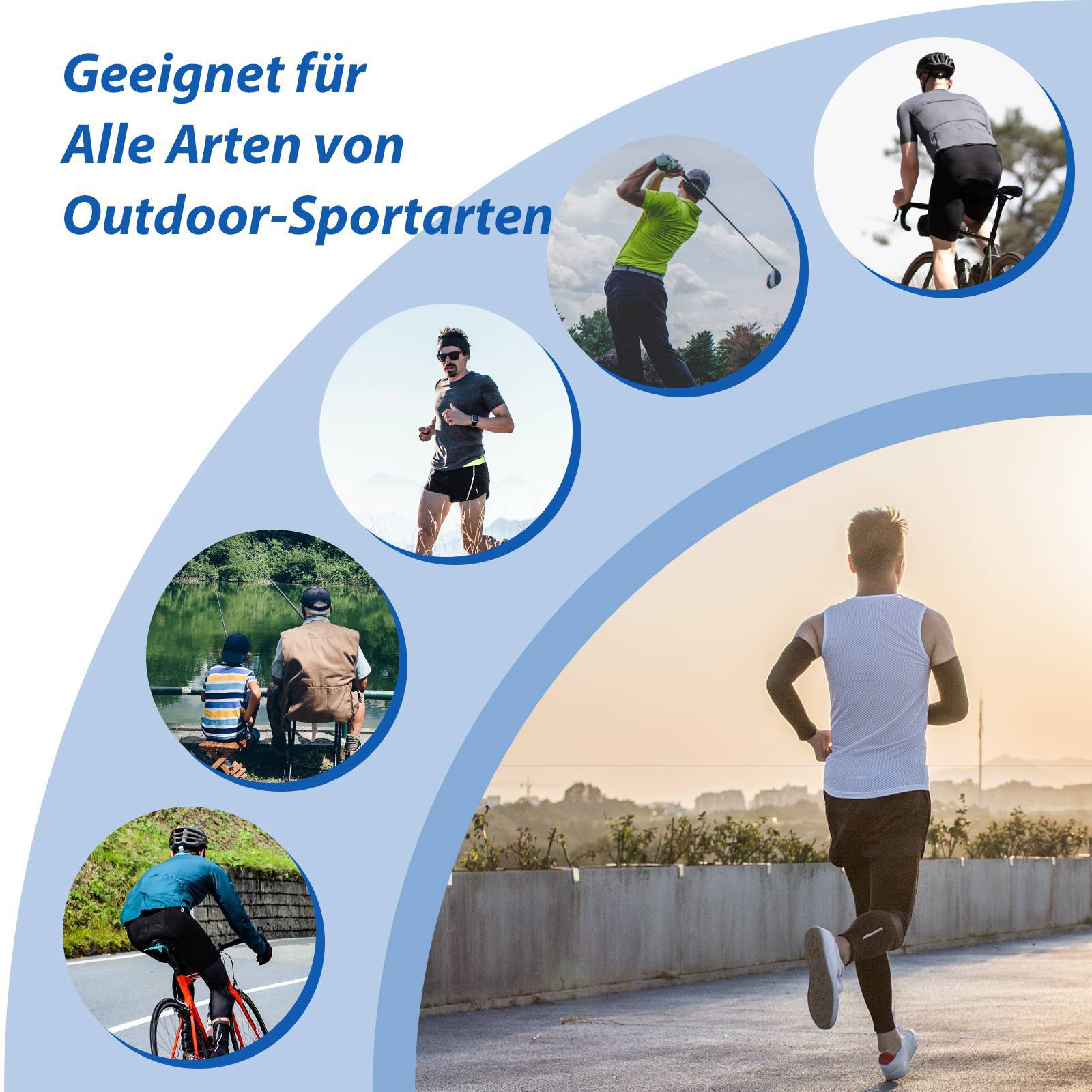 ROCKBROS Radsport Armlinge Winter Anti Rutschen Arm Sleeves - Image 7