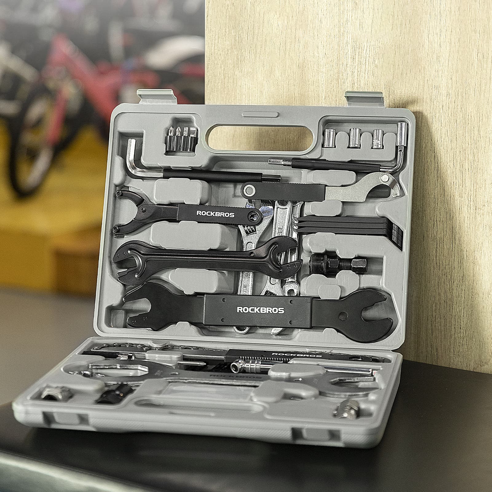 ROCKBROS Reparaturwerkzeug Set 44 in 1 Fahrrad Praktisch Werkzeugset - Image 6