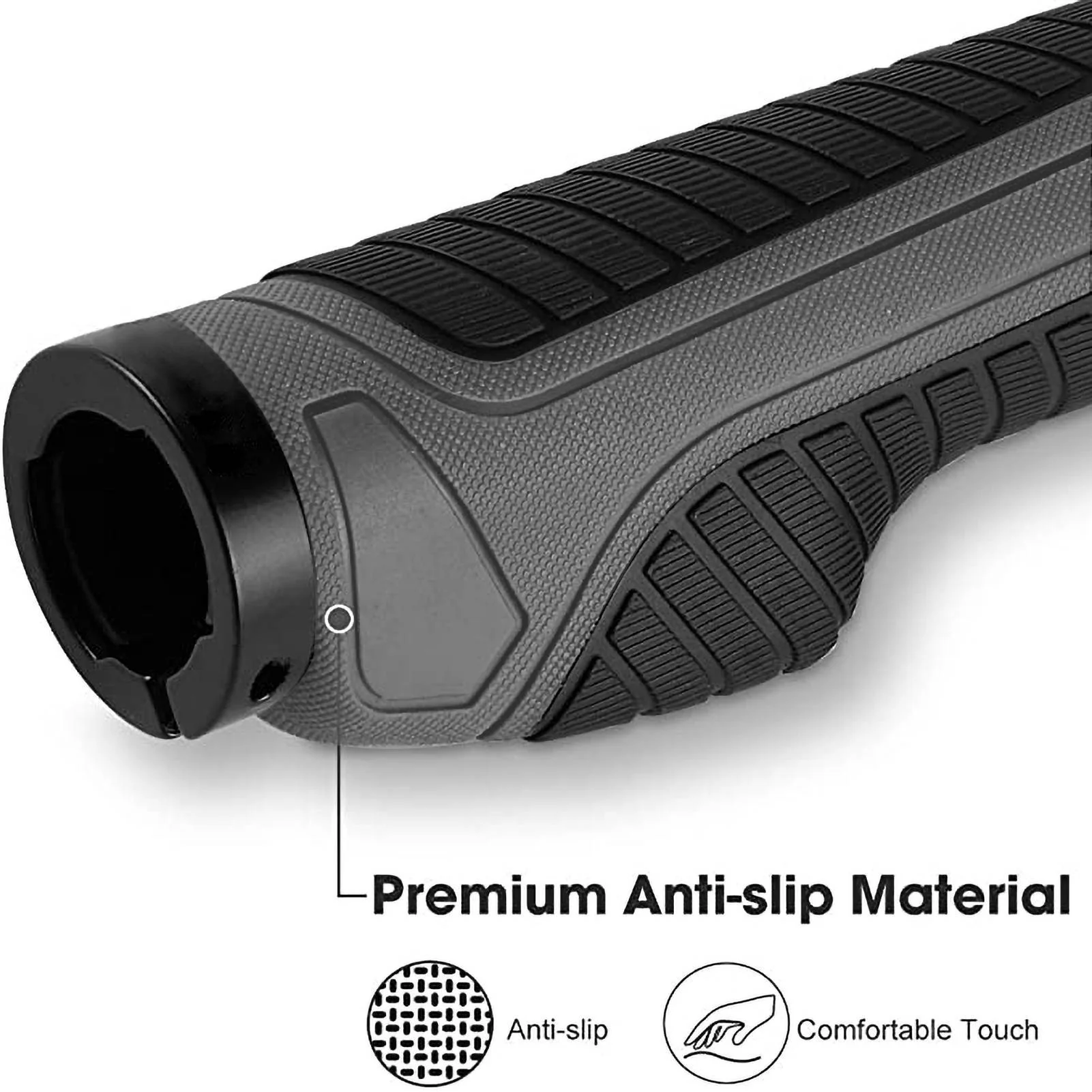 ROCKBROS Rutschfeste Fahrradgriffe aus Gummi mit Lock-on Design für MTB - Image 11