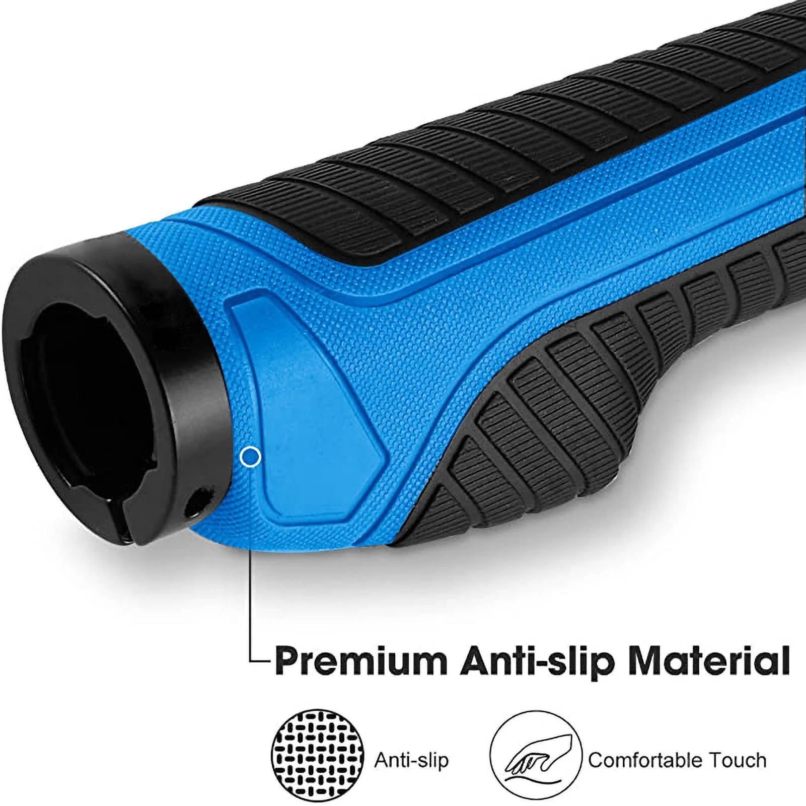 ROCKBROS Rutschfeste Fahrradgriffe aus Gummi mit Lock-on Design für MTB - Image 7