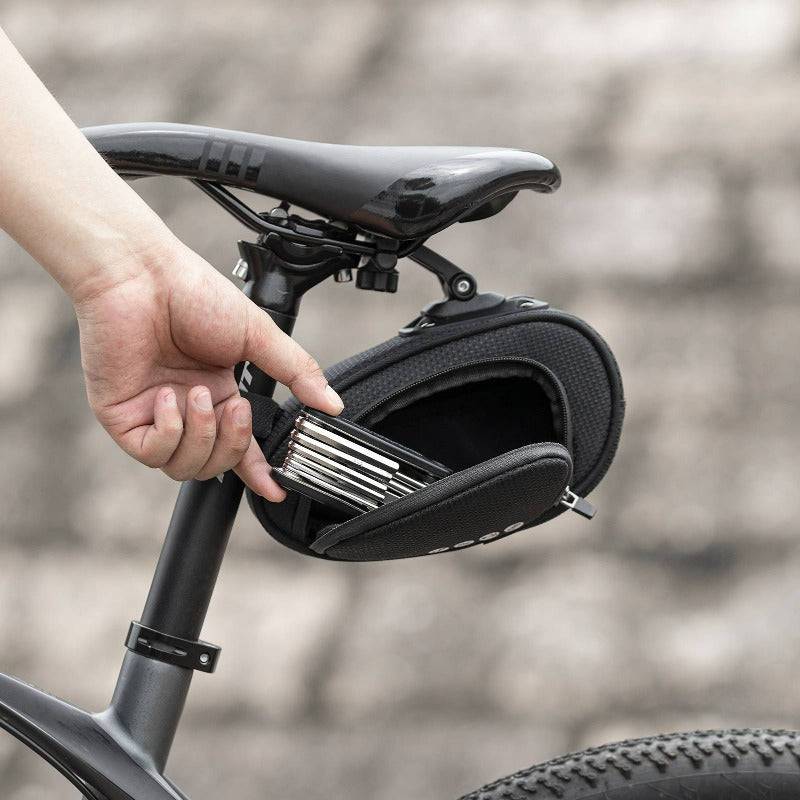 ROCKBROS Satteltasche mit Schnellverschluss 1L für MTB Rennrad Faltrad - Image 3