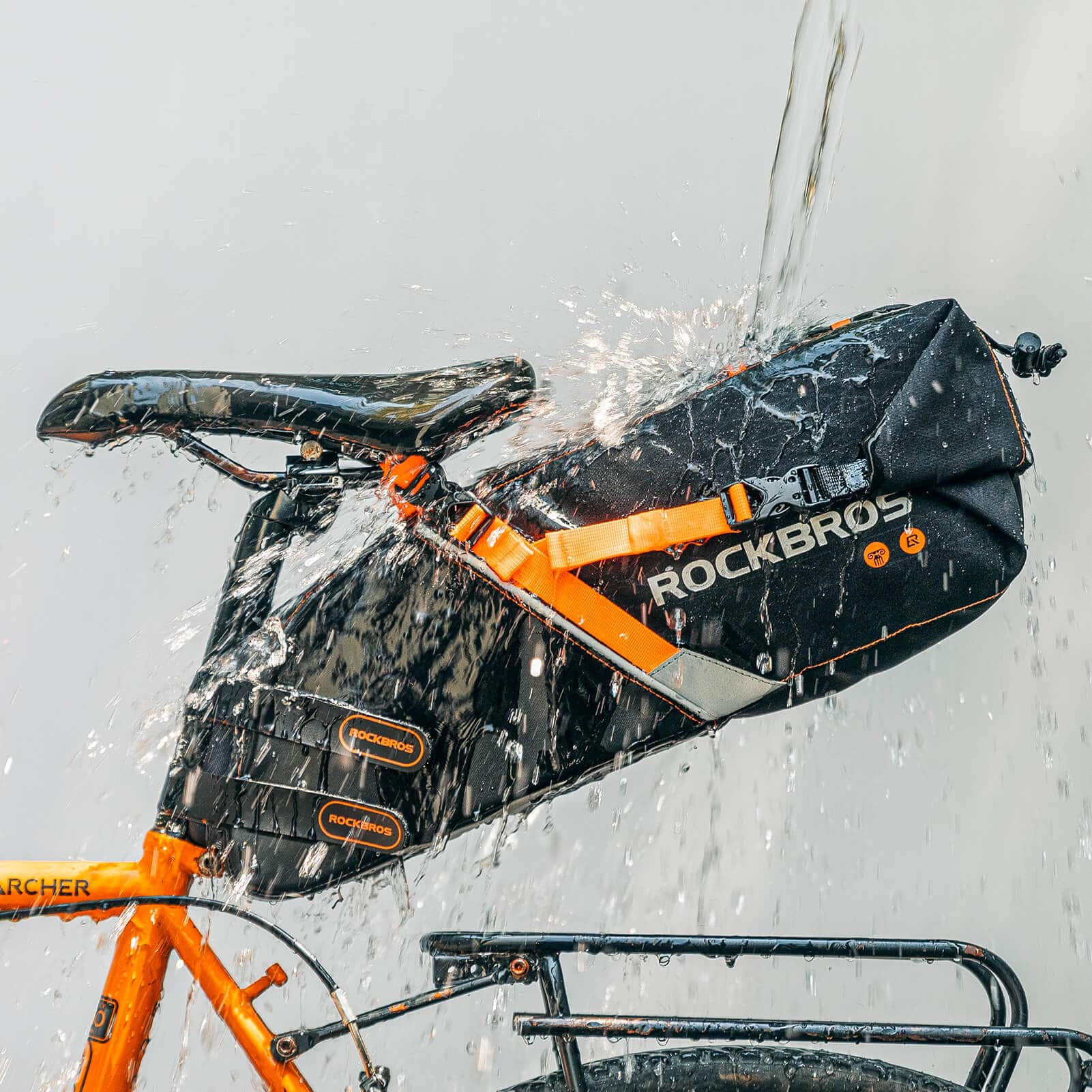 ROCKBROS Satteltasche wasserdichte Fahrradtasche für MTB Rennrad10L - Image 3