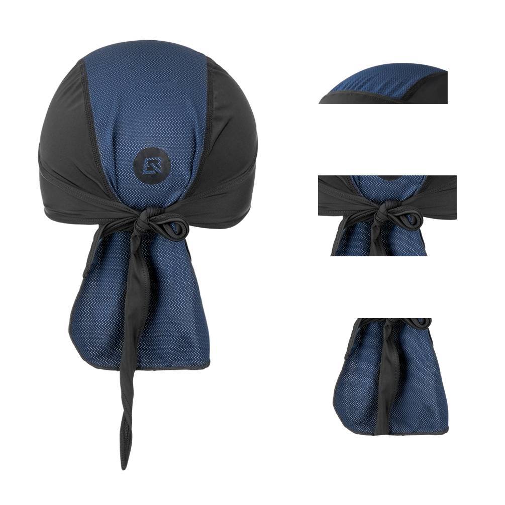 ROCKBROS Schnelltrocknend Kopftuch für Damen und Herren Schwarz/Blau - Image 4