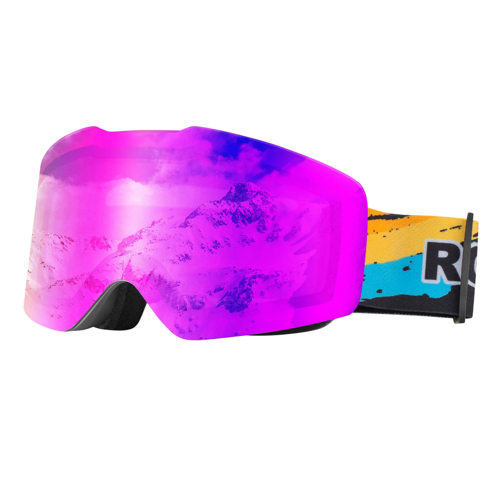 ROCKBROS Skibrille Schneebrille Polarisierte Helmkompatible Sportbrille Skifahren - Image 4