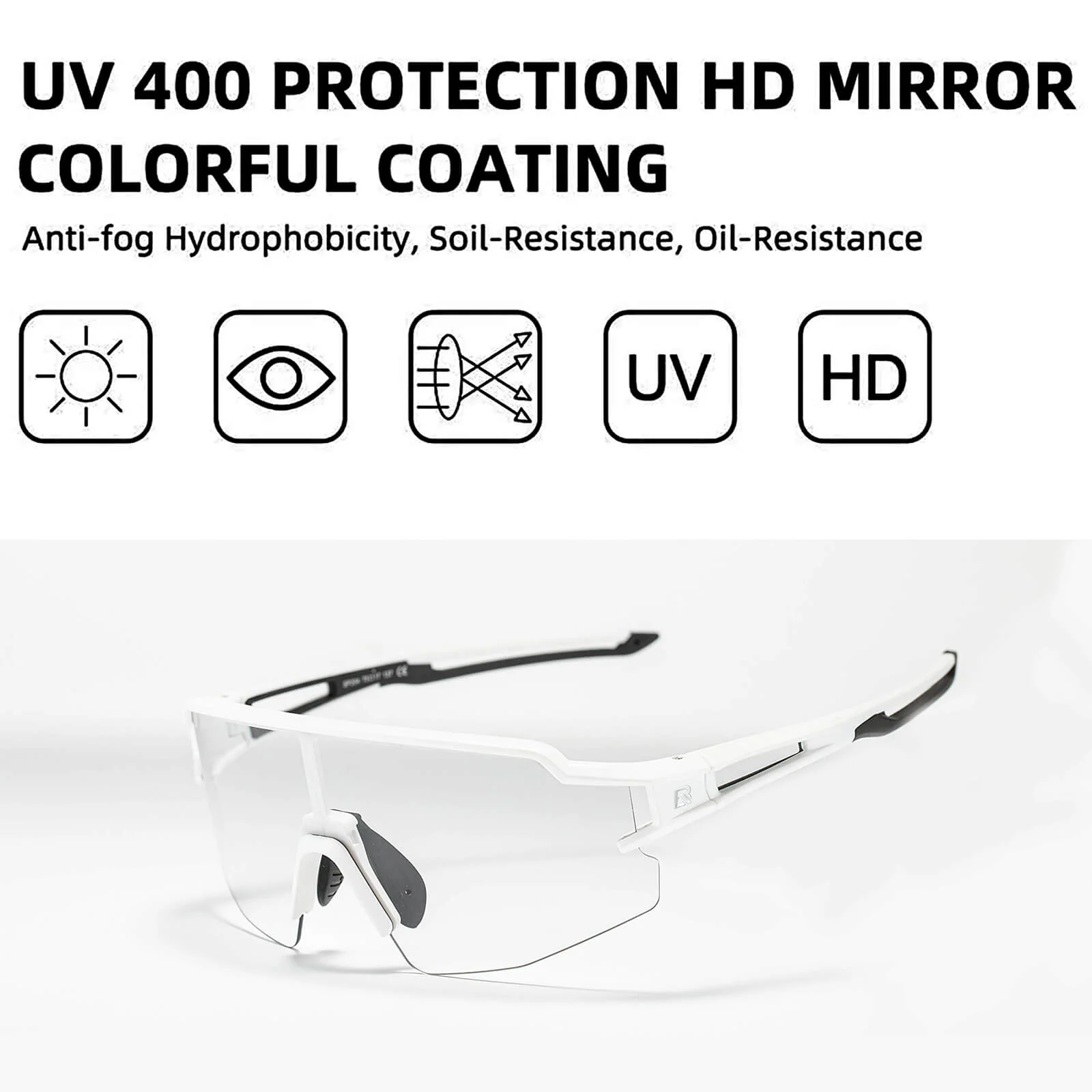 Unisex Fahrrad-Sonnenbrille mit Starkem UV-Schutz - Image 15