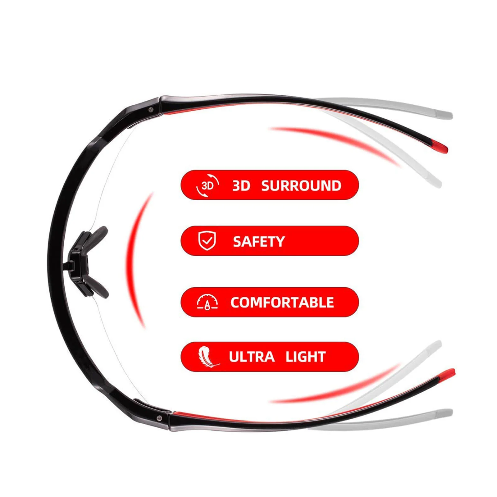 Unisex Fahrrad-Sonnenbrille mit Starkem UV-Schutz - Image 23