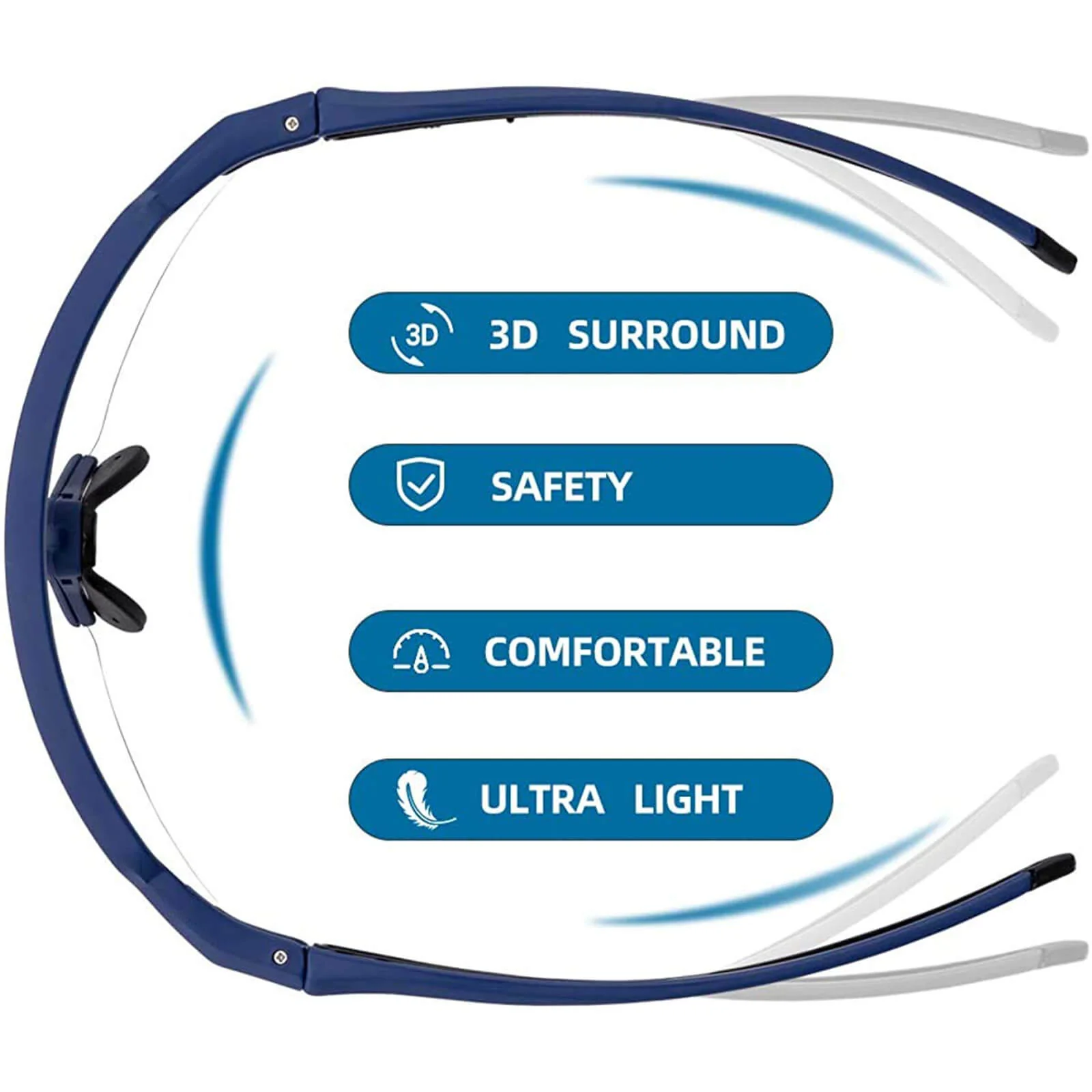 Unisex Fahrrad-Sonnenbrille mit Starkem UV-Schutz - Image 9