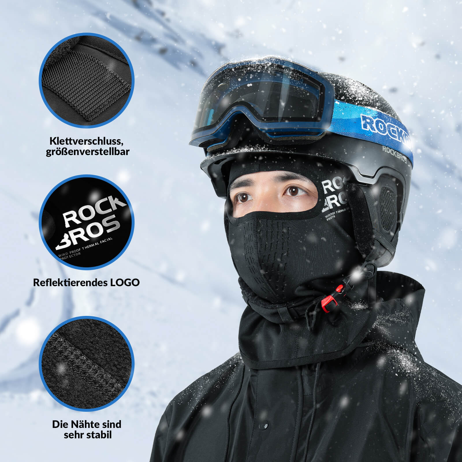 ROCKBROS Sturmhaube Für maximalen Tragekomfort und perfekten Haarschutz - Image 6