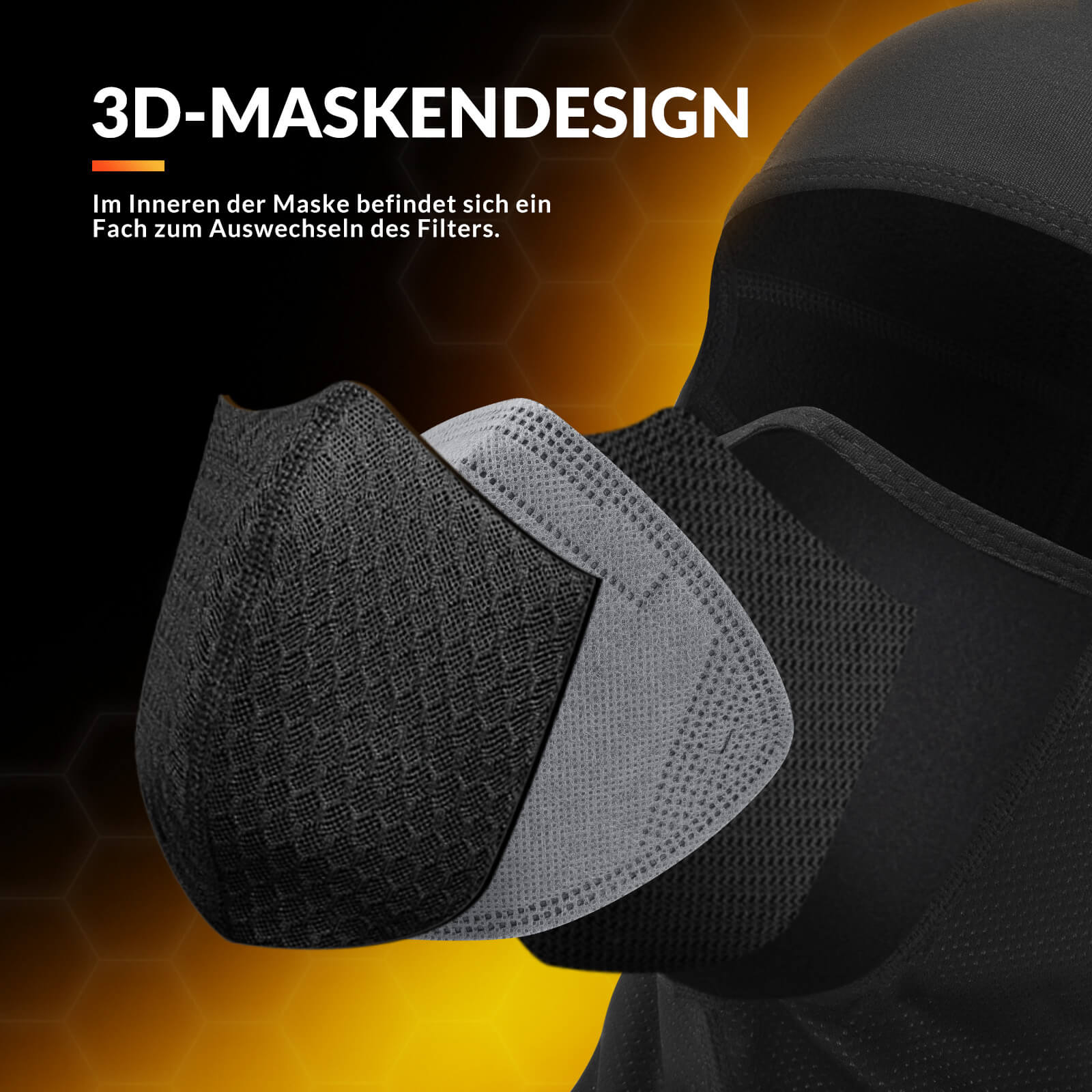 ROCKBROS Sturmhaube Winter Balaclava Gesichtsmaske Warm Winddicht - Image 5