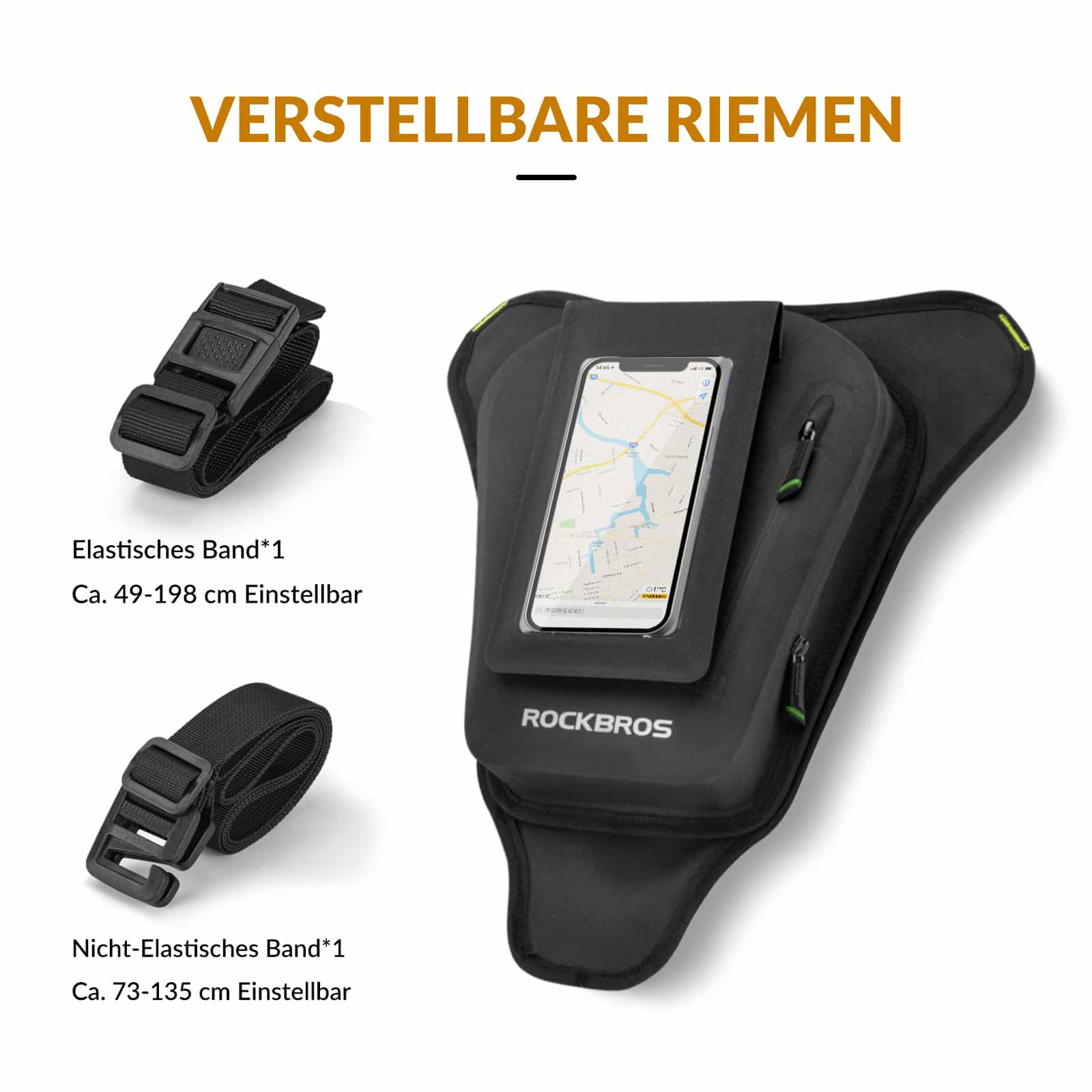 ROCKBROS Tankrucksack Motorrad Beintasche mit Magnetische-Absaugung - Image 4