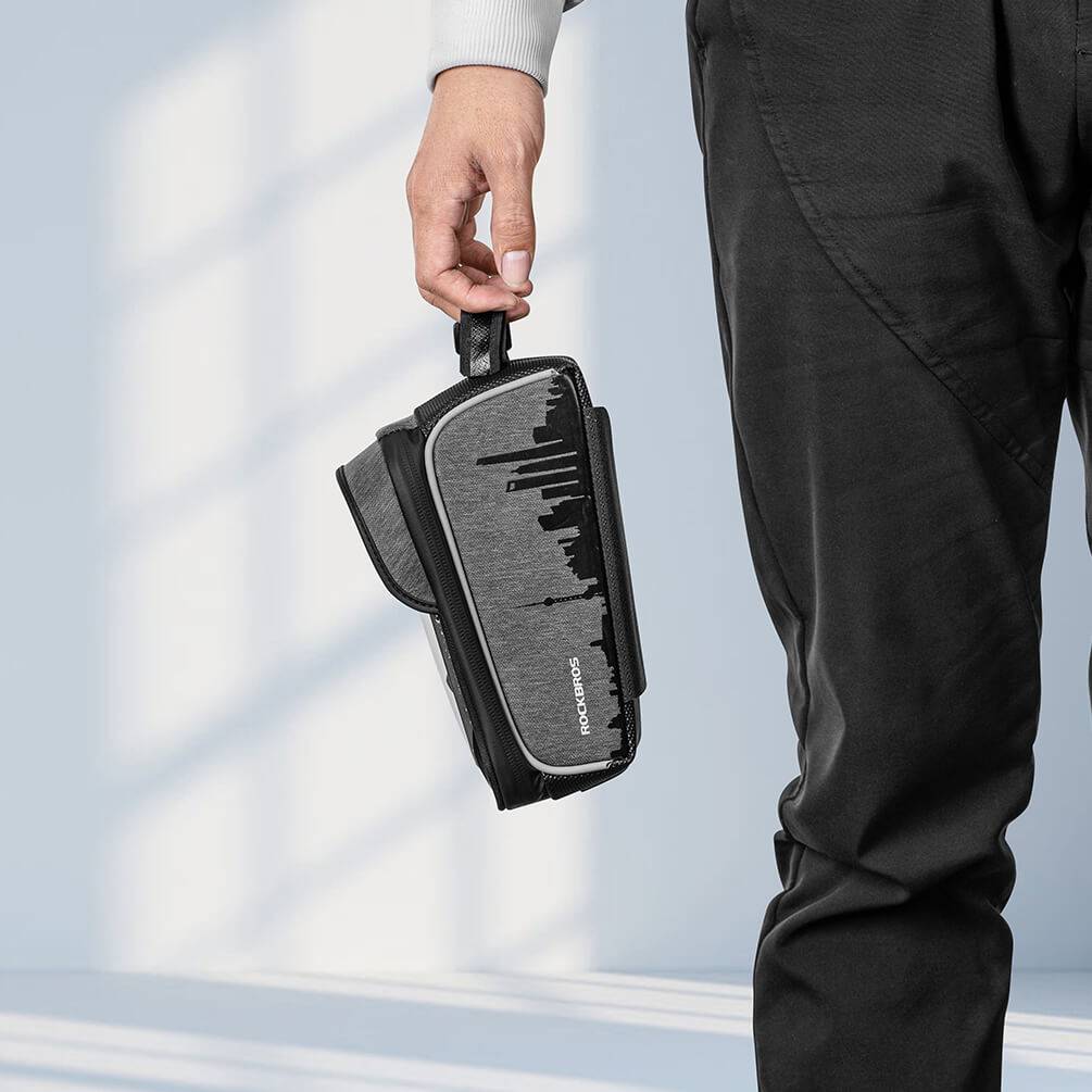ROCKBROS wasserdicht Oberrohrtasche mit Touchscreen für Handy bis zu 6,5" - Image 7