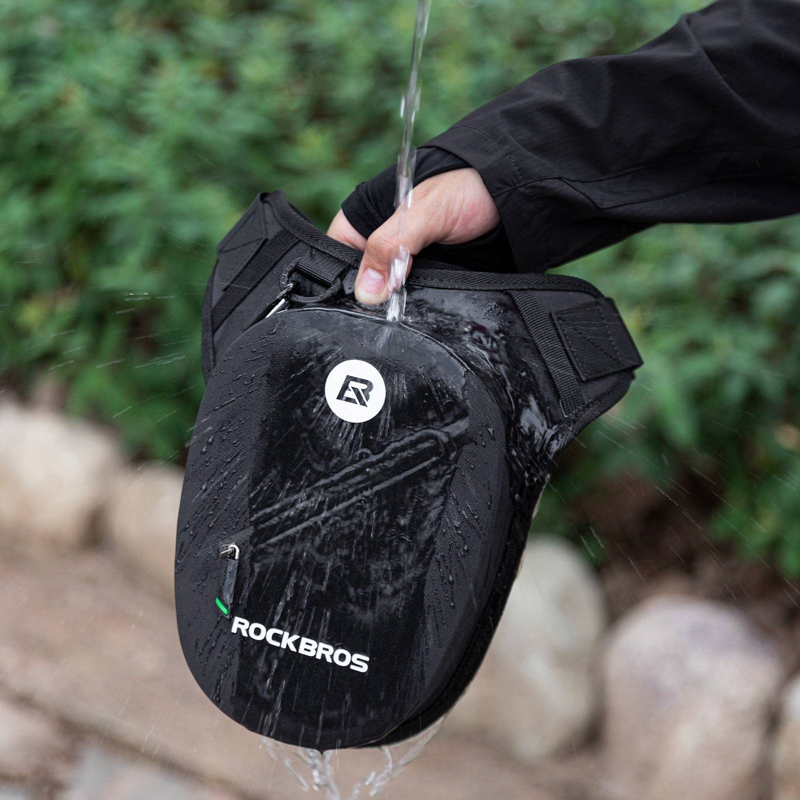 ROCKBROS Wasserdichte Beintasche für Motorrad Damen/Herren Schwarz - Image 5