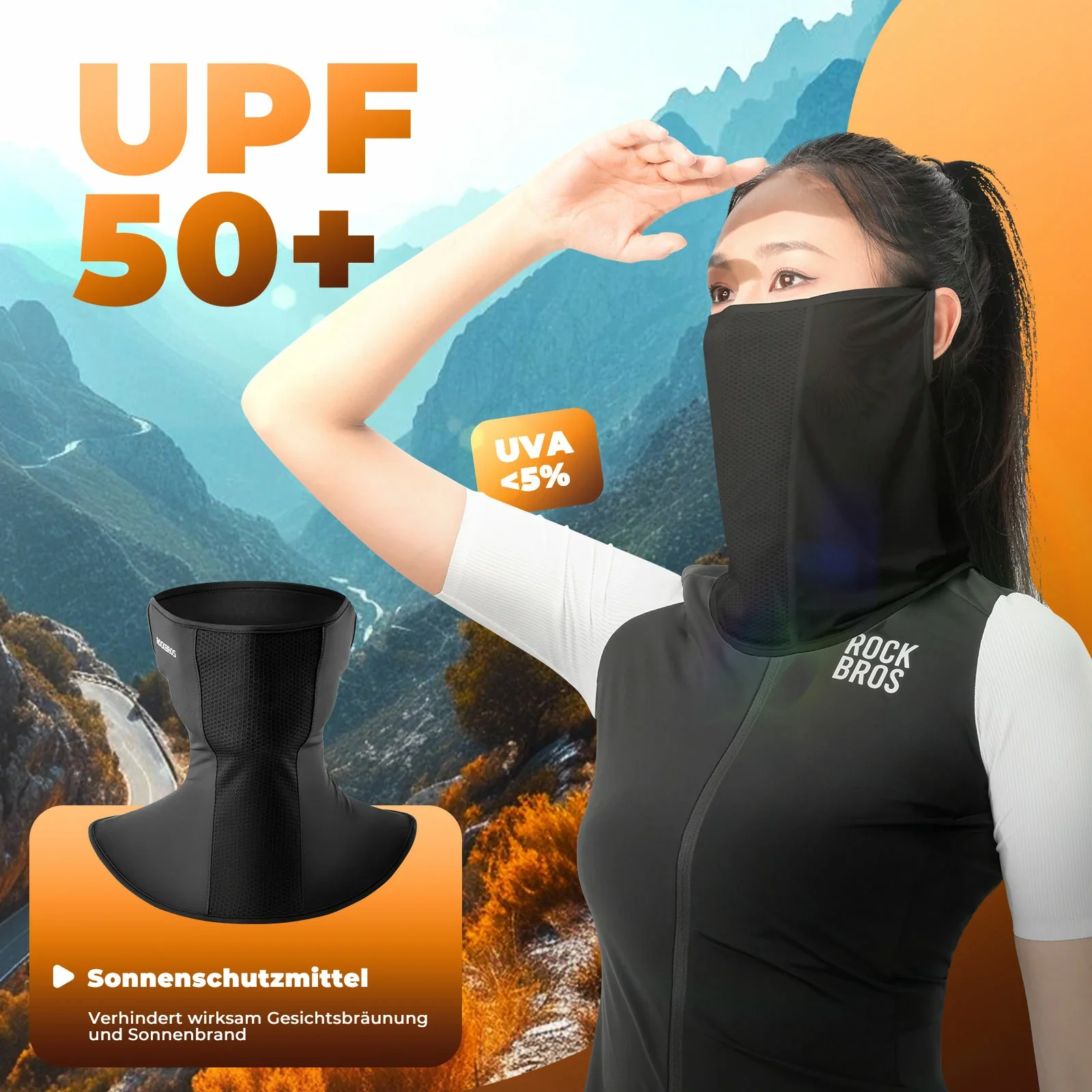 Sommer Halbe Sturmhaube Kühlung Schlauchtuch Multifunktionstuch - Image 5
