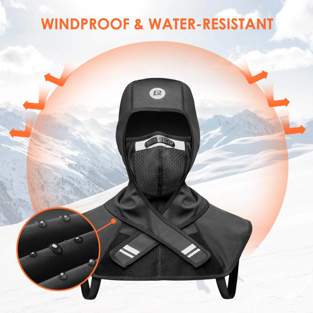 Sturmhaube Winter Warm Balaclava Winddicht Reflektierend Halswärmer - Image 4