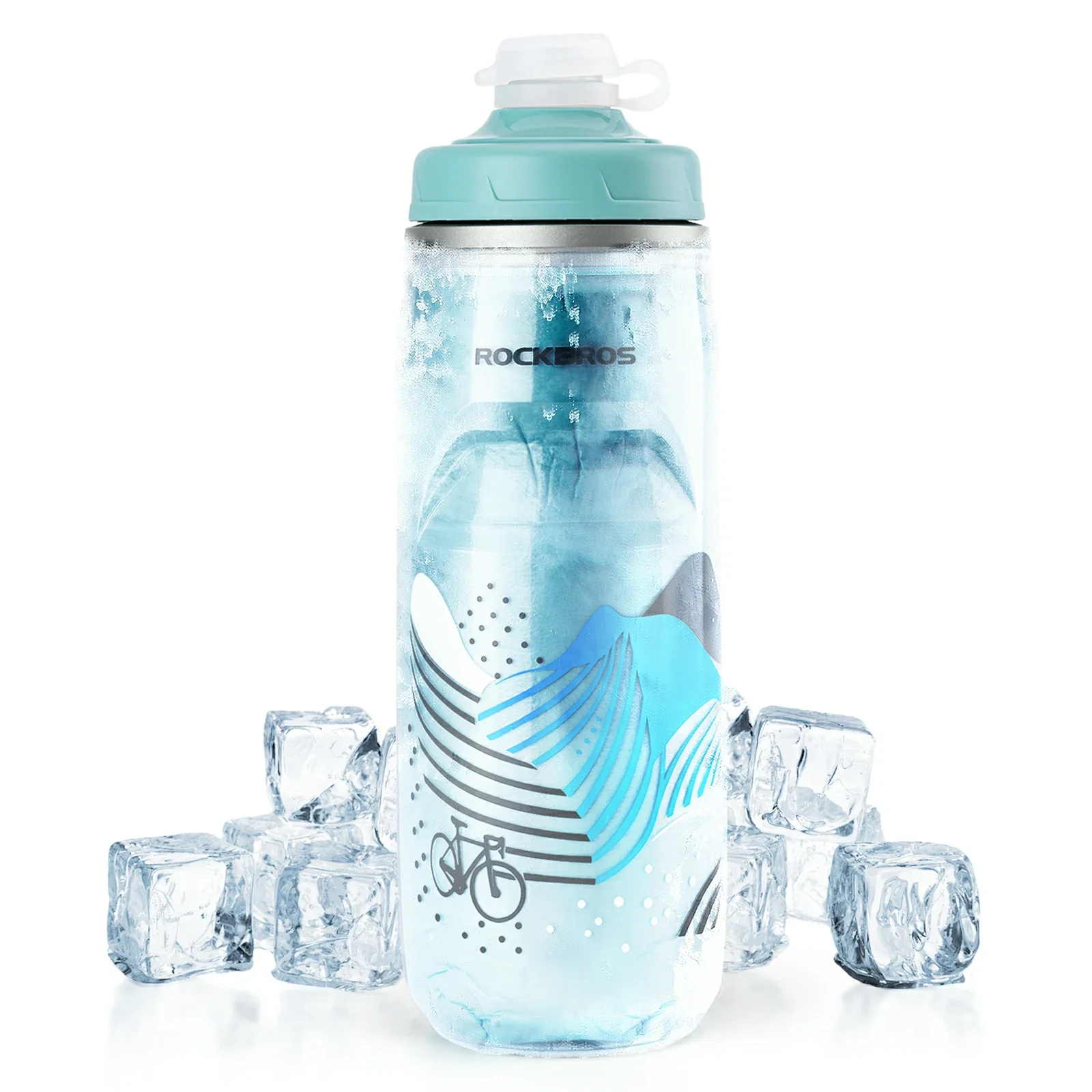 Trinkflasche Fahrrad 620 ml 5 H Kühlenhalten - Image 7