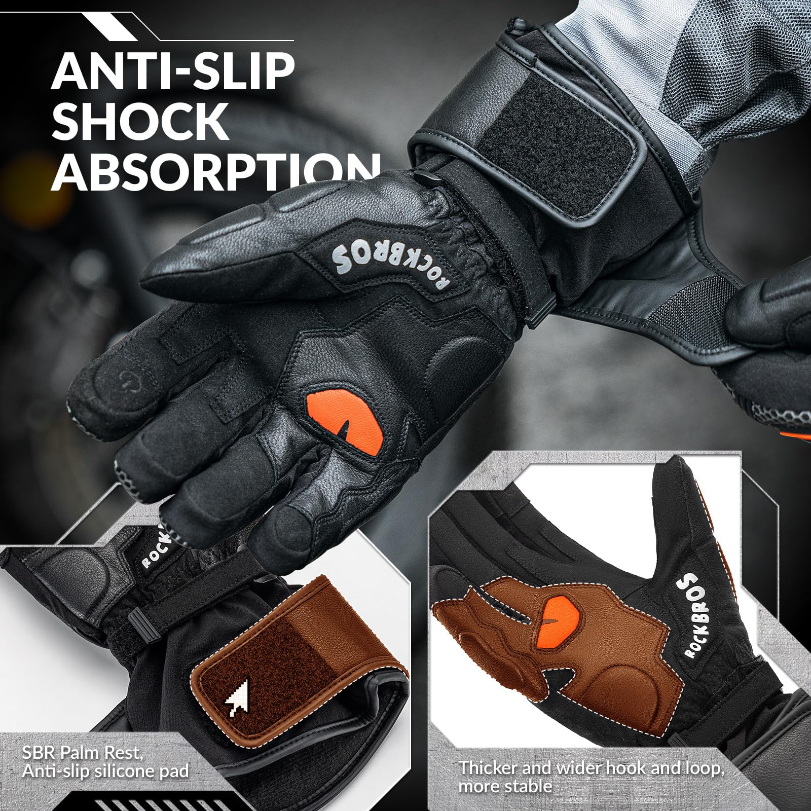 Winter Fahrrad Handschuhe mit Touchscreen Funktion - Image 3