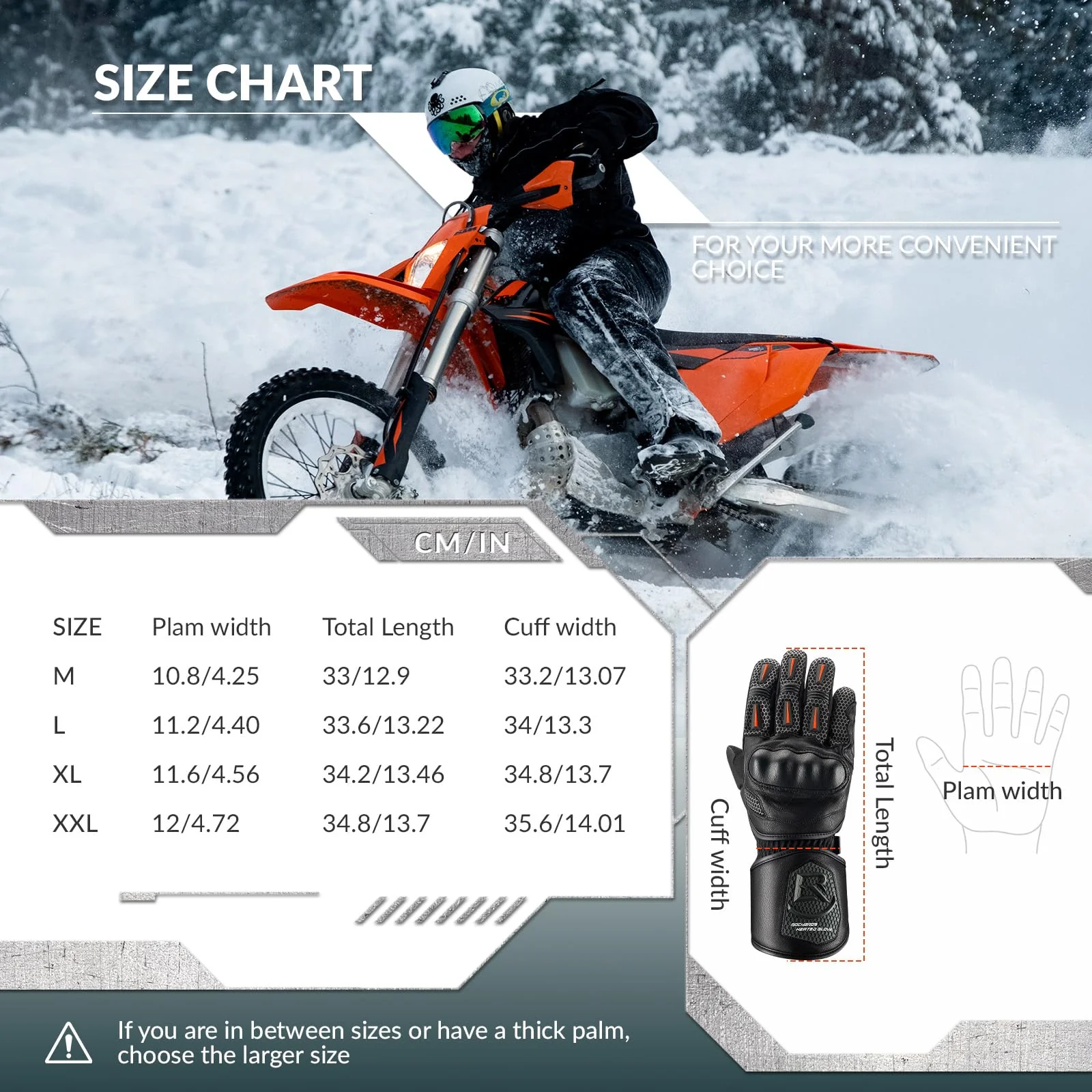 Winter Fahrrad Handschuhe mit Touchscreen Funktion - Image 5